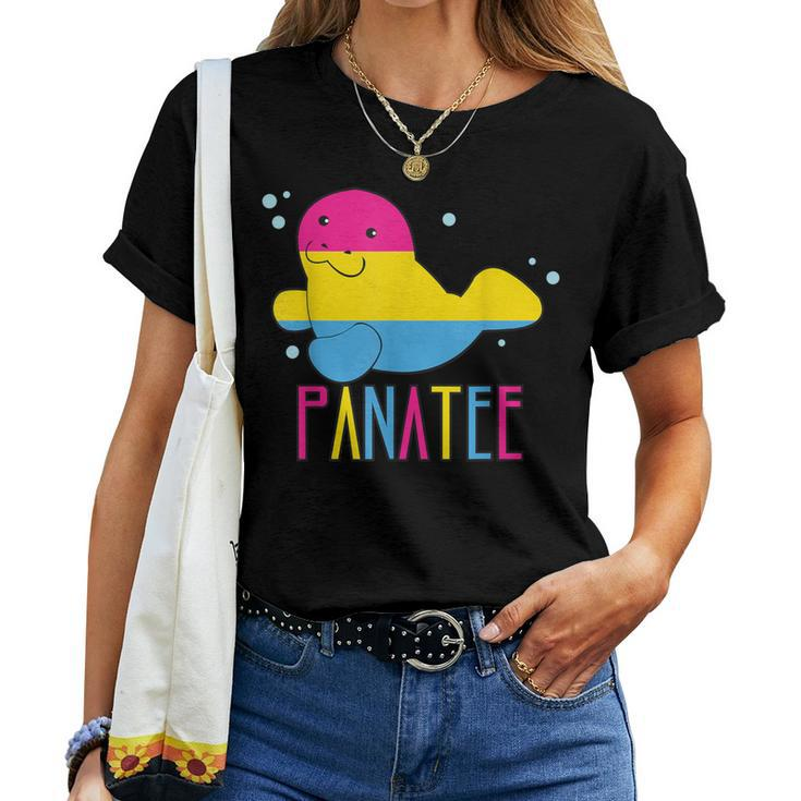 Pana Pansexual Mana Lgbt Pride Rainbow Flag Sea Animal Women T-shirt