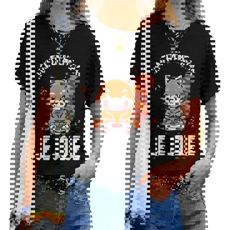 Panda Roux Gamer Pour Homme T-shirt femme