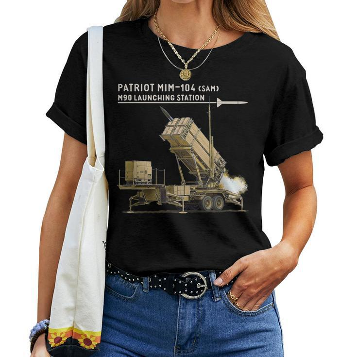 Patriot Mim-104 Surface To Air Missile Women T-shirt