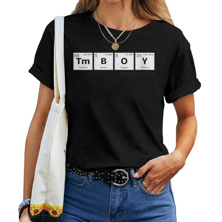 Periodic Table Spells Tomboy Women T-shirt