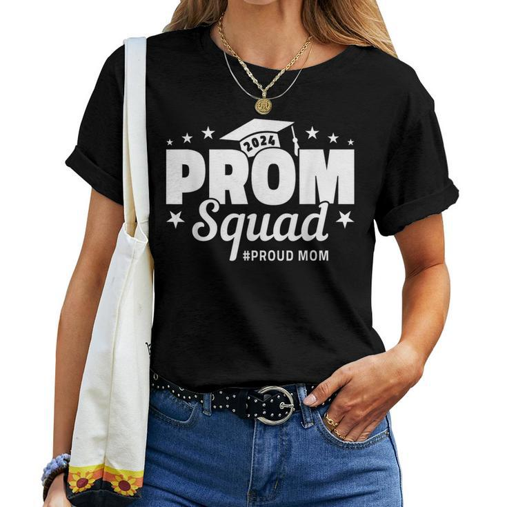 Prom Squad 2024 Proud Mom Graduate Prom Class Of 2024 Women T-shirt