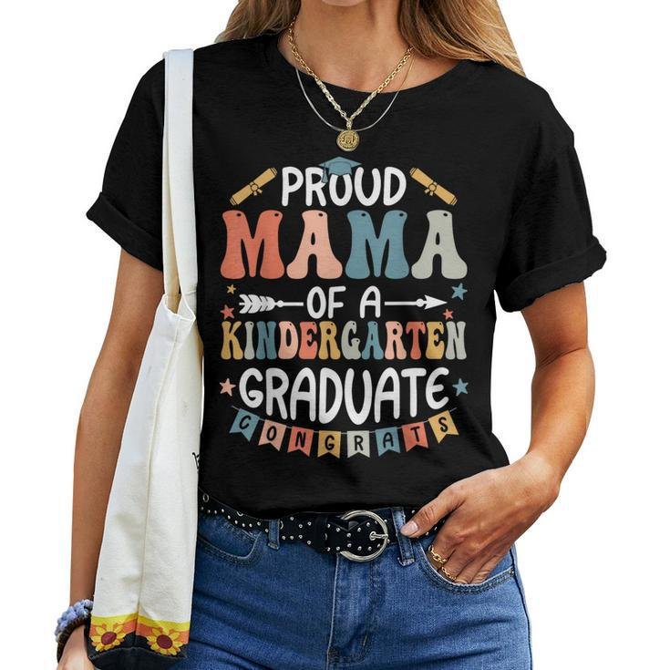 Proud Mama Of A Kindergarten Graduate Class Of 2024 Women T-shirt