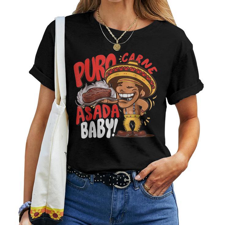 Puro Carne Asada Baby Cinco De Mayo Mexican Men Women T-shirt