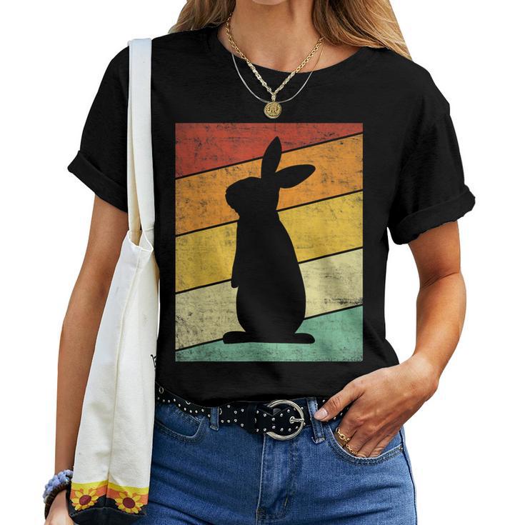 Rabbit Retro Vintage 80S Style Bunny Lover Women T-shirt