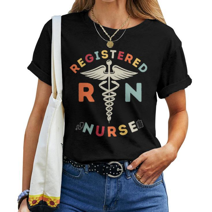 Registered Nurse Rn Nursing Nurse Women T-shirt