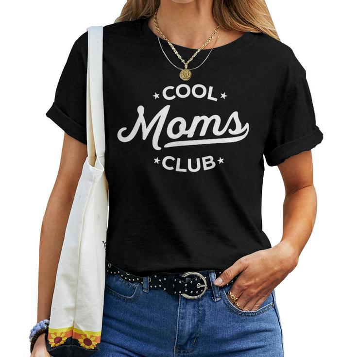 Retro Cool Moms Club Family Mom Pocket Women T-shirt