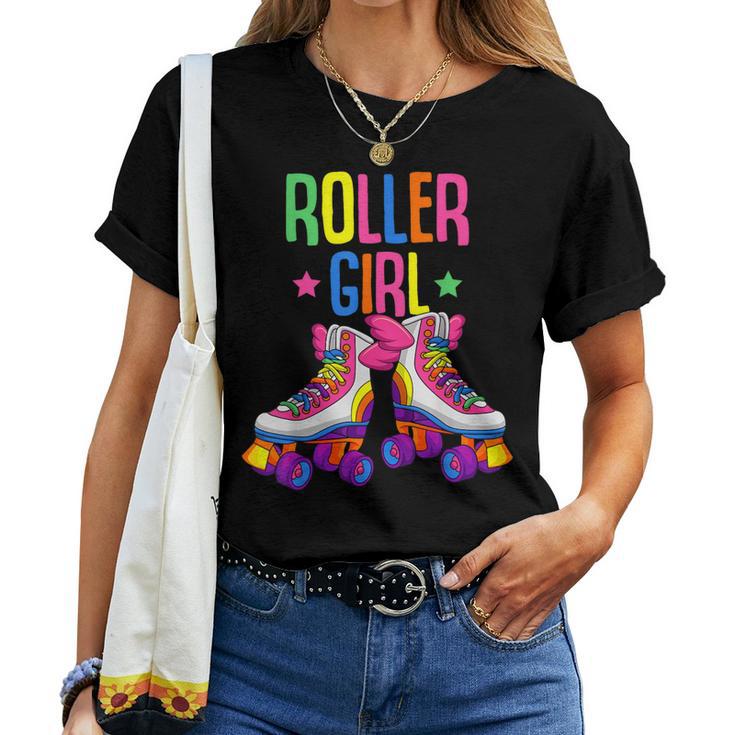 Roller Girl Patines De Ruedas Patinaje Artistico Camiseta de mujer Regaloses