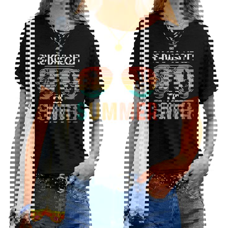 Schools Out For Summer Last Day School Teacher Student Boy Women T-shirt