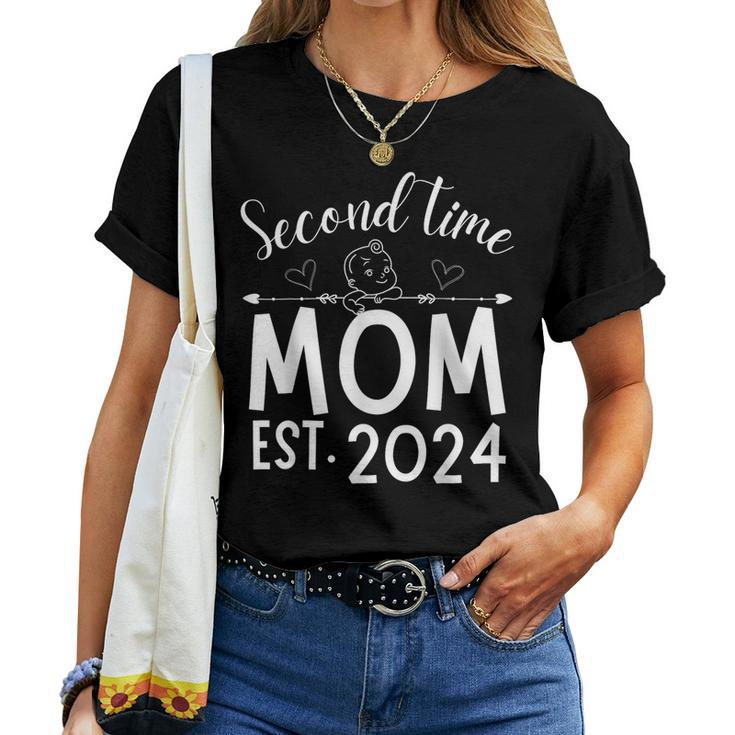 Second Time Mom Pregnancy Mother's Day Soon To Be Mom Women T-shirt
