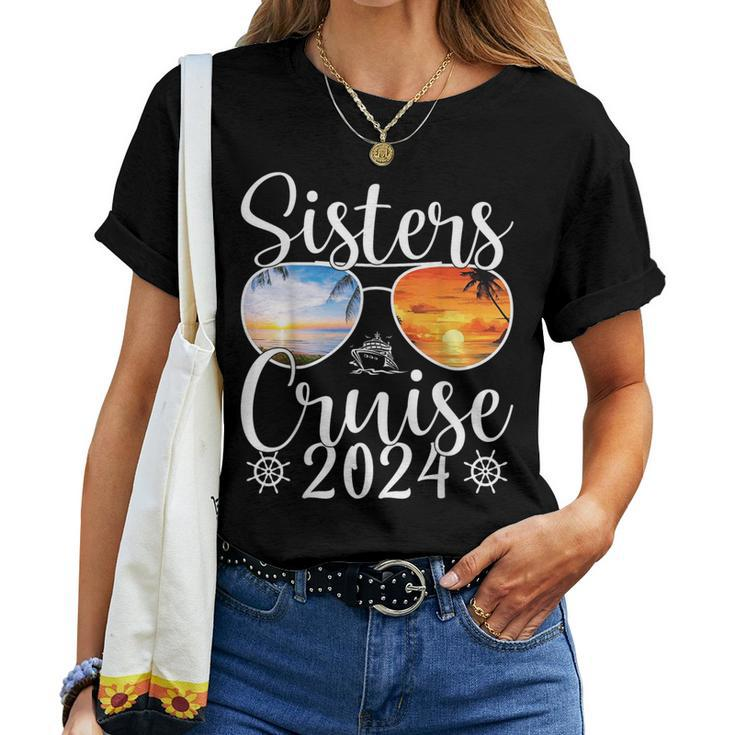 Sister's Cruise 2024 Sister Toddler Weekend Trip Women T-shirt