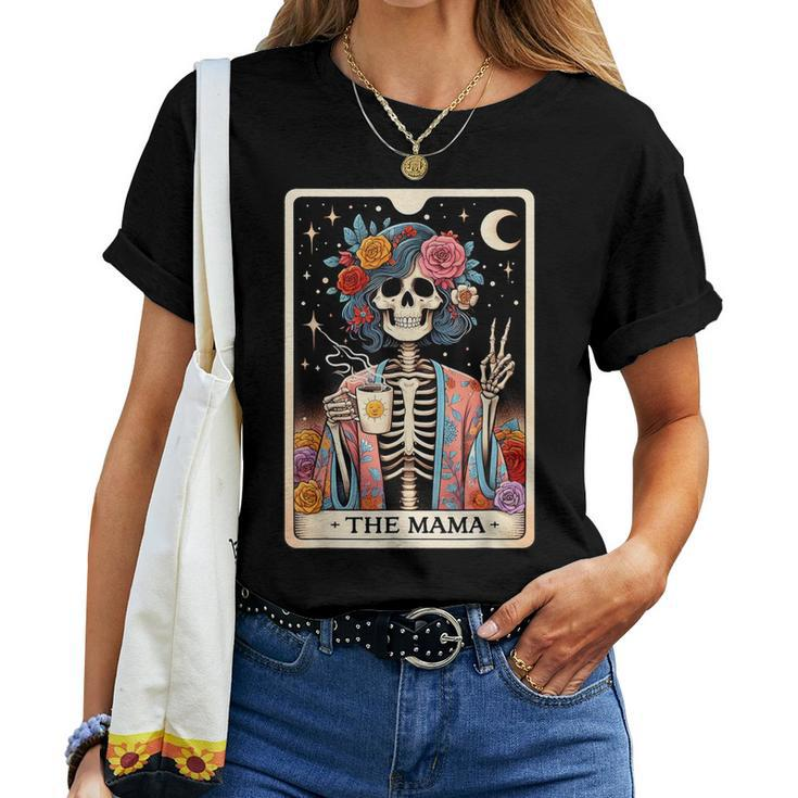 Skeleton Tarot The Mama Mom Mother's Day Women T-shirt