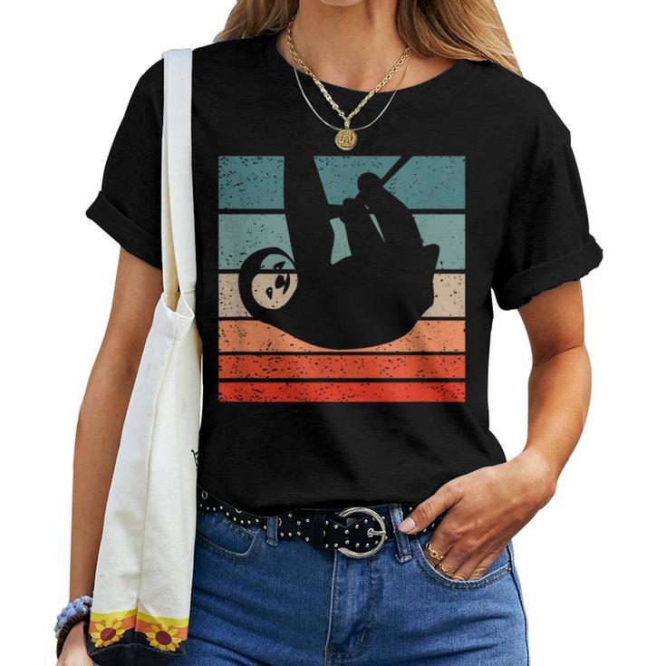 Sloth Retro Style Vintage Women T-shirt