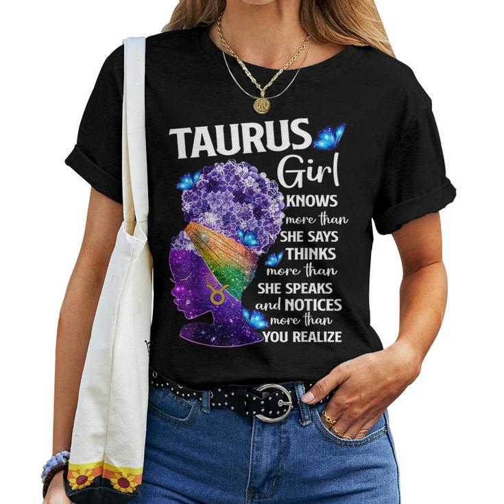 Taurus Queen Sweet As Candy Birthday For Black Women Women T-shirt