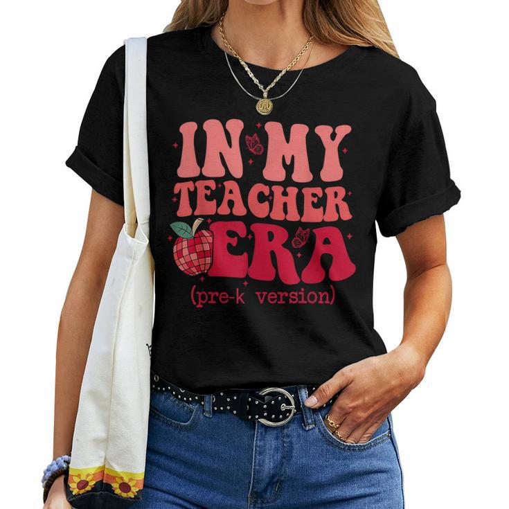 In My Teacher Era Back To School Pre-K Teacher Team Women T-shirt