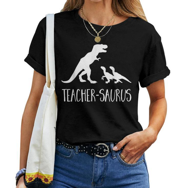 Teacher-Saurus T-Rex & Raptor Animal School T Women T-shirt