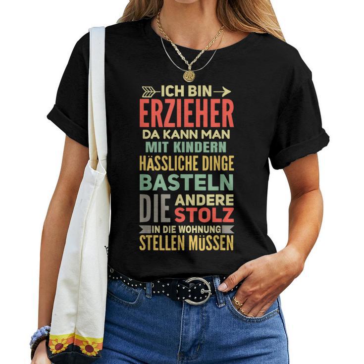 Teacher Teacher Women's Things Craft Teacher T-shirt Frauen