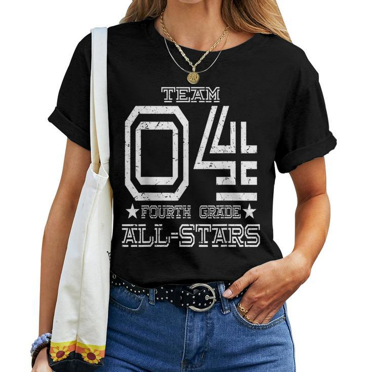 Team 4Th Grade All-Stars Sport Jersey Women T-shirt