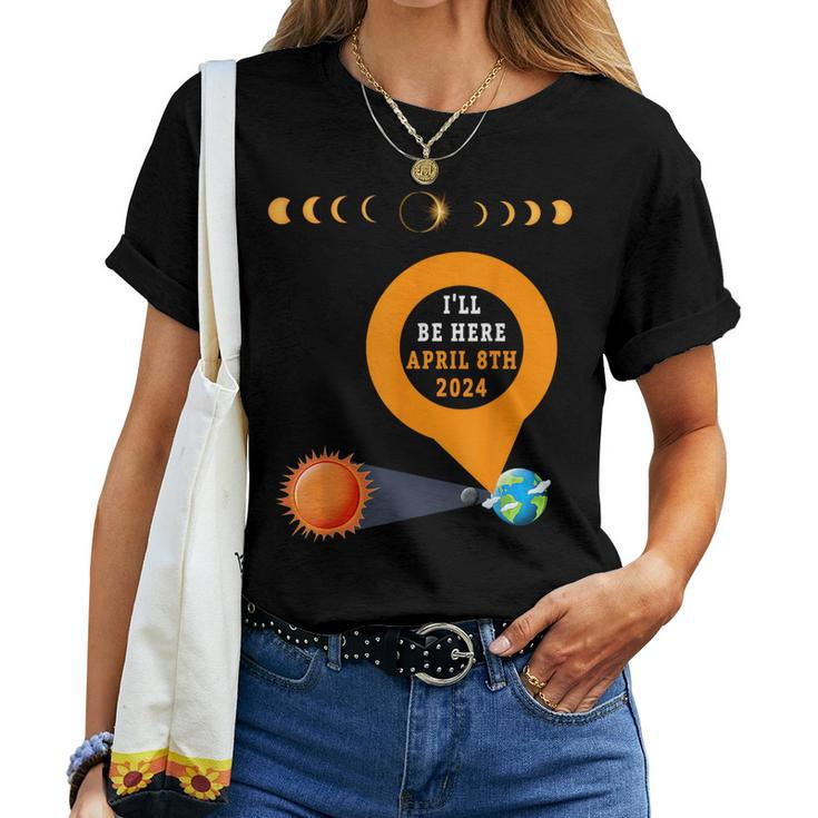 Total Solar Eclipse 2024 Idea For & Solar Eclipse Women T-shirt