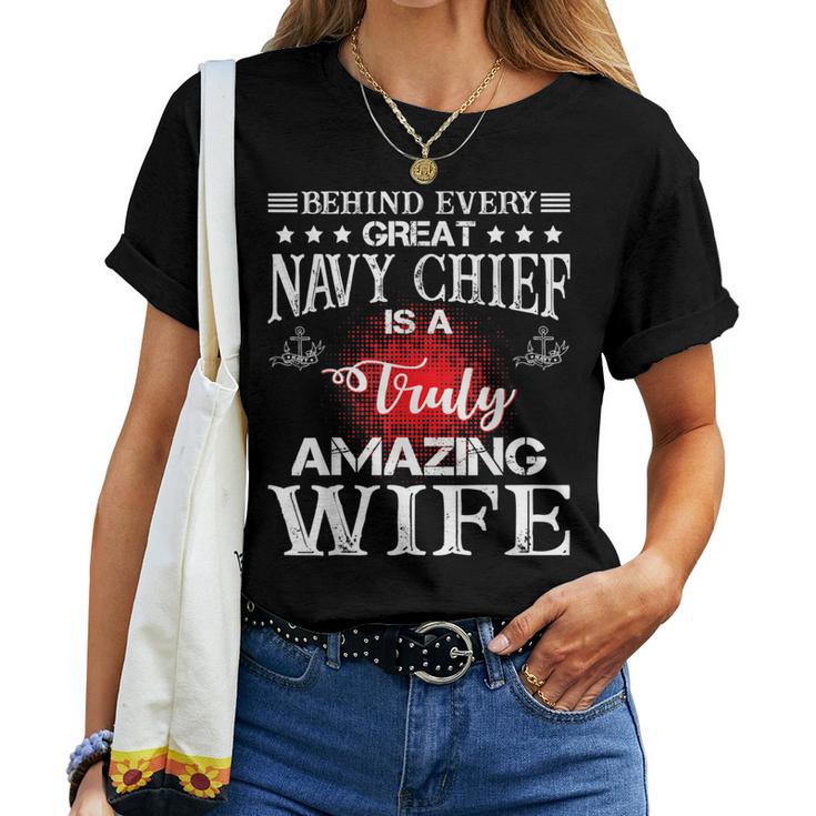 A Truly Amazing Wife Navy Chief  Women T-shirt