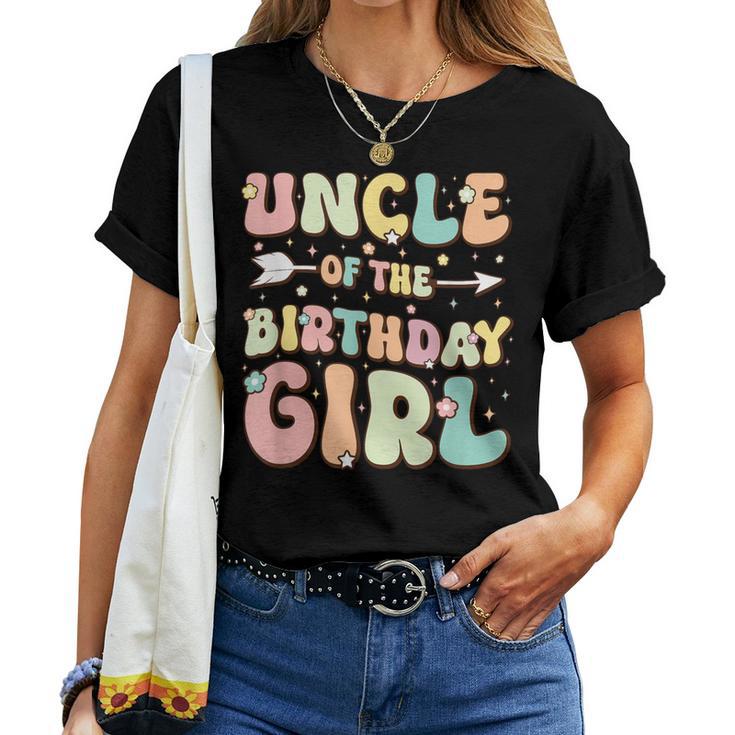 Uncle Of The Birthday Girl Matching Family Birthday Women T-shirt