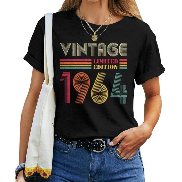 Vintage 1964 60Th Birthday 60 Years Old Women T-shirt