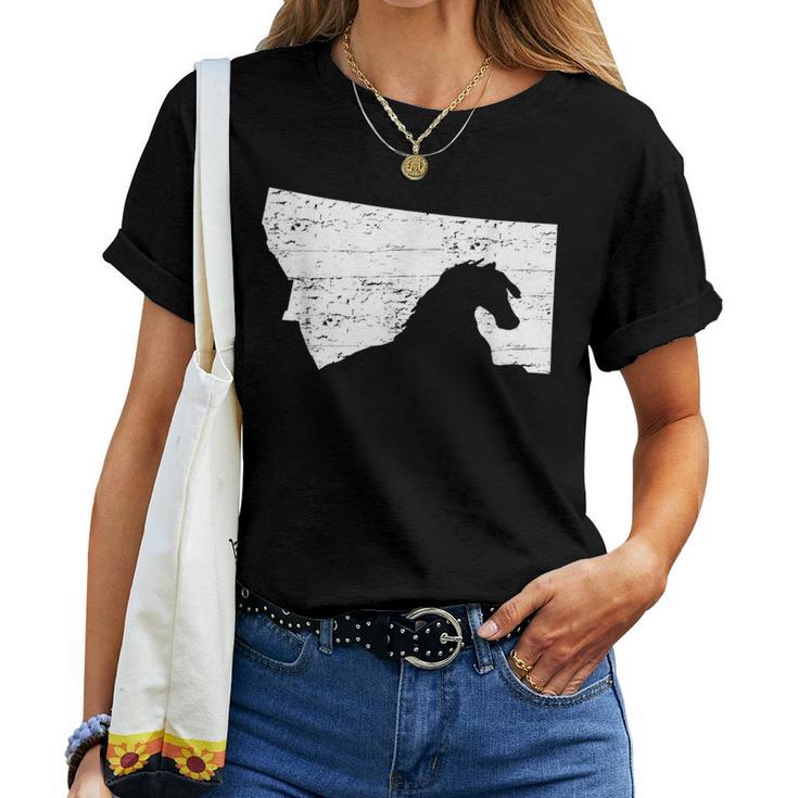 Vintage Montana Horse Riders Women T-shirt