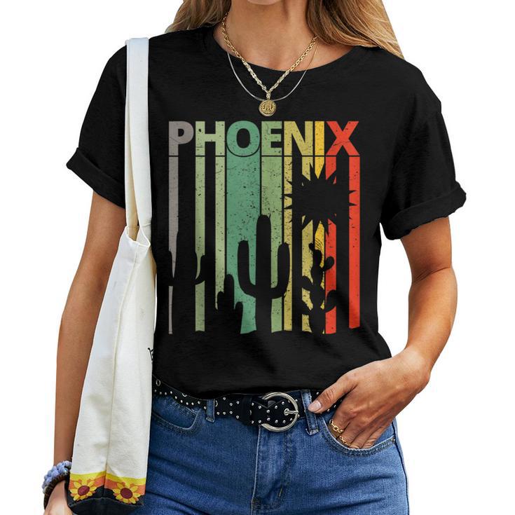 Vintage Phoenix Desert Cactus Phoenix Women T-shirt