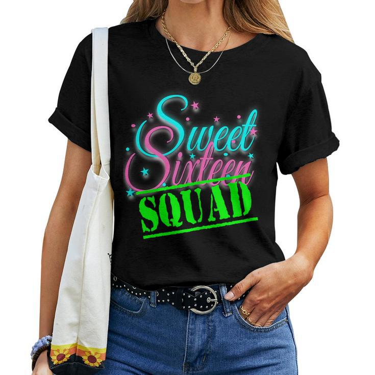 Vintage Sweet 16 Girl N Birthday 2005 Sixnth Squad Women T-shirt