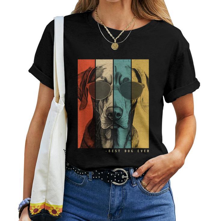 Vintage Weimaraner Hund Mama Papa Kinder Männer Frauen T-shirt Frauen