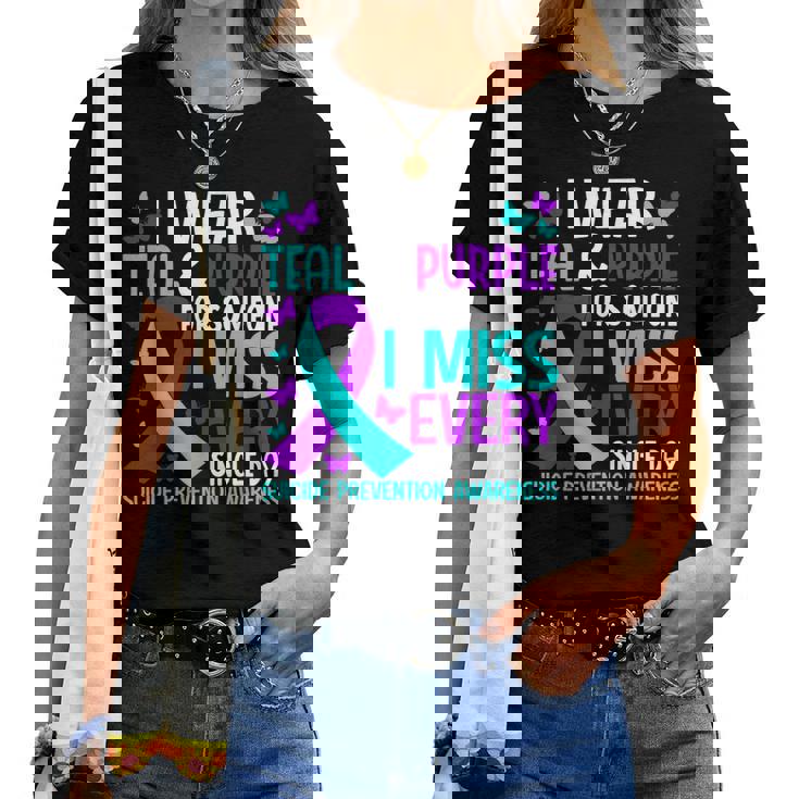 Suicide Prevention T-Shirt For Someone I Miss Every Day Suicide Prevention T-Shirt For Someone I Miss Every Day
