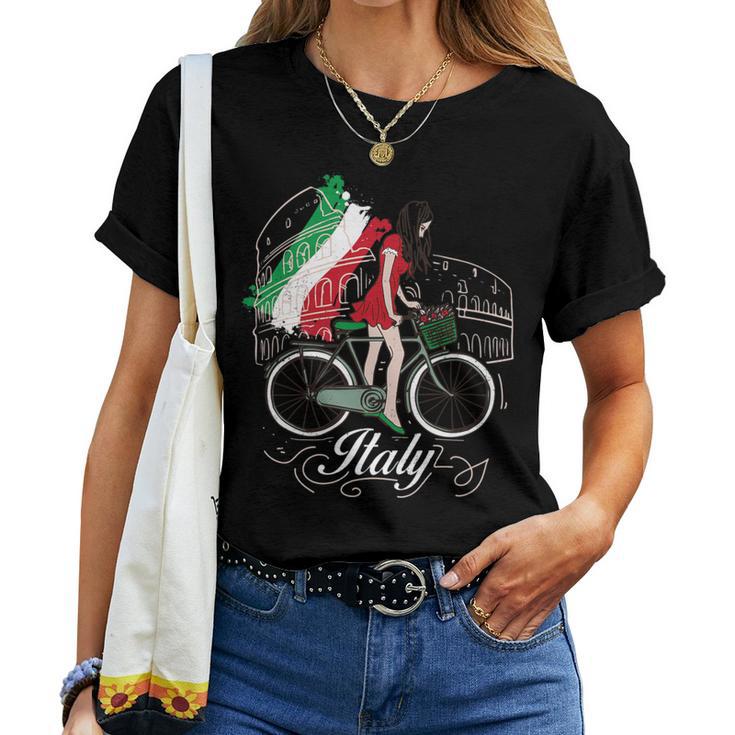 When In Rome Beautiful Woman Italy Women T-shirt