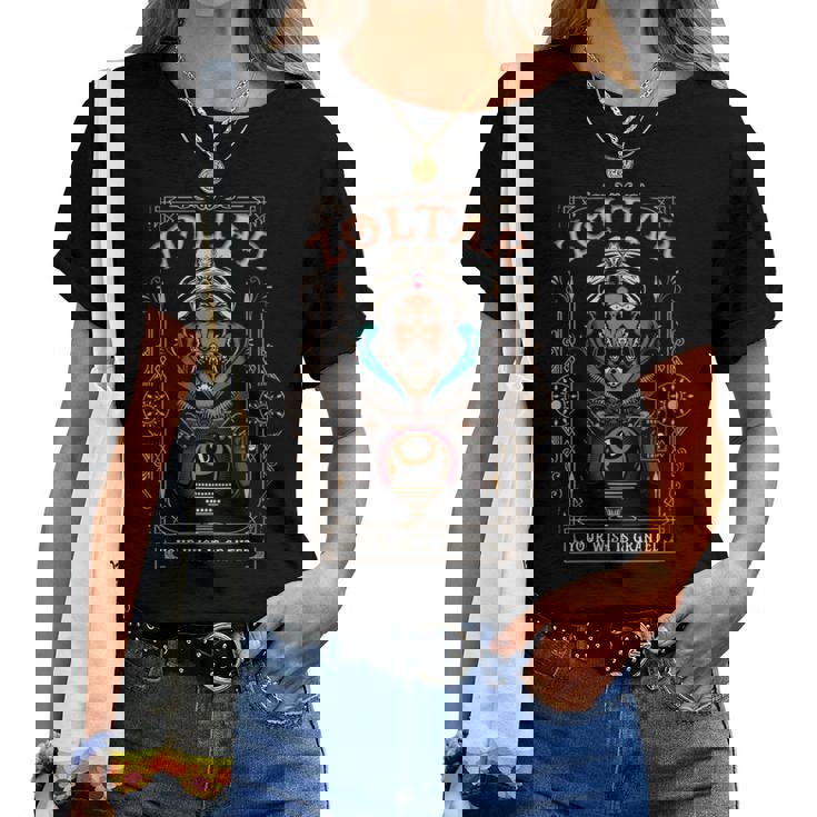 Zoltar Te Muestra Unistazo A Tu Futuro Cuello Camiseta de mujer