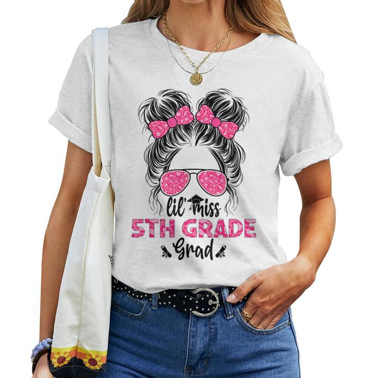 5Th Grade Graduation Little Miss 5Th Grade Grad 2024 Women T-shirt