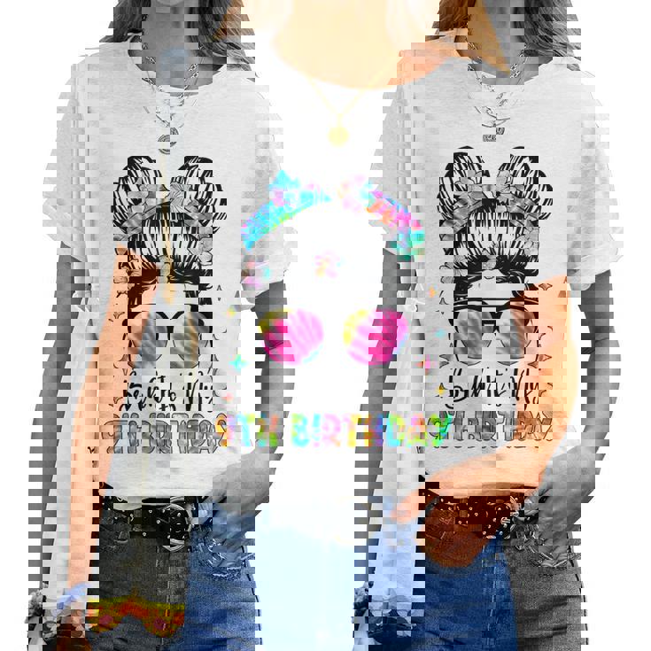 Bruh It's My 9Th Birthday 9 Year Old 9Th Birthday For Girl Women T-shirt