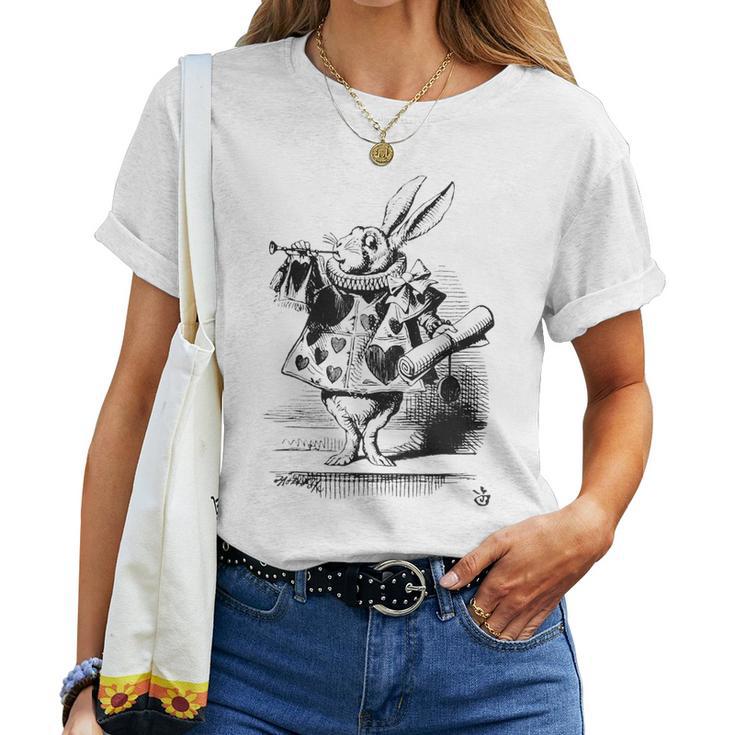 Bunny Party Costume Alice In Wonderland Rabbit Blue T-shirt Frauen