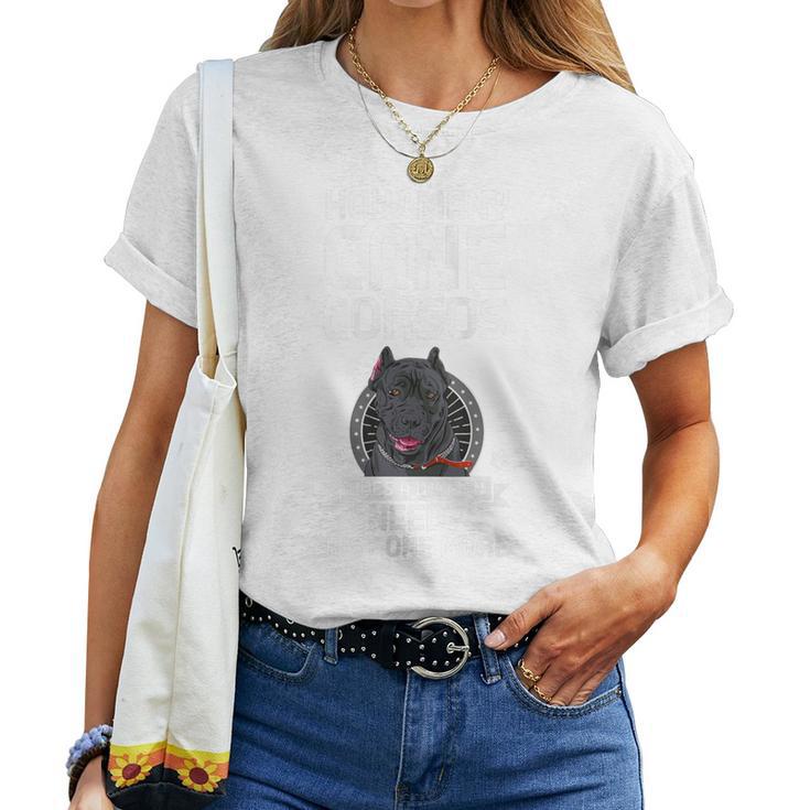 How Many Cane Corsos Does A Woman Need Cane Corso Women T-shirt