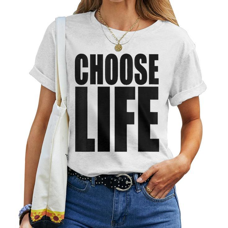 Choose Life Vintage 80S Choose Life Vintage 80S Women T-shirt