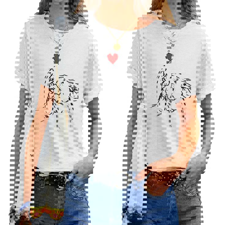 Conejo Amor Conejito Regalo Divertido Para Niñas Es Camiseta de mujer