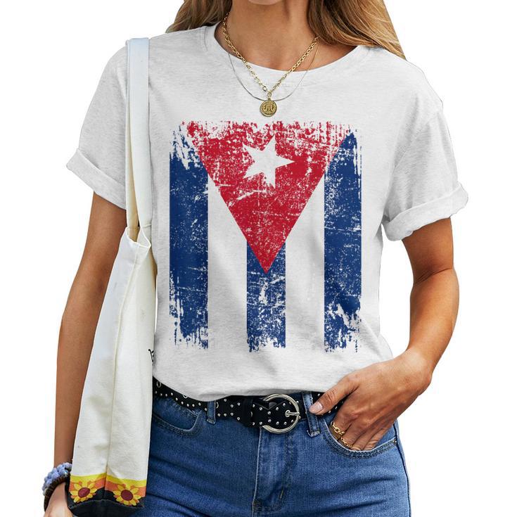 T-shirt Cuba - Débardeur Ou T-shirt Avec Motif Drapeau Et Carte De Cuba - Pour Hommes Et Femmes - Coton Léger Décontracté