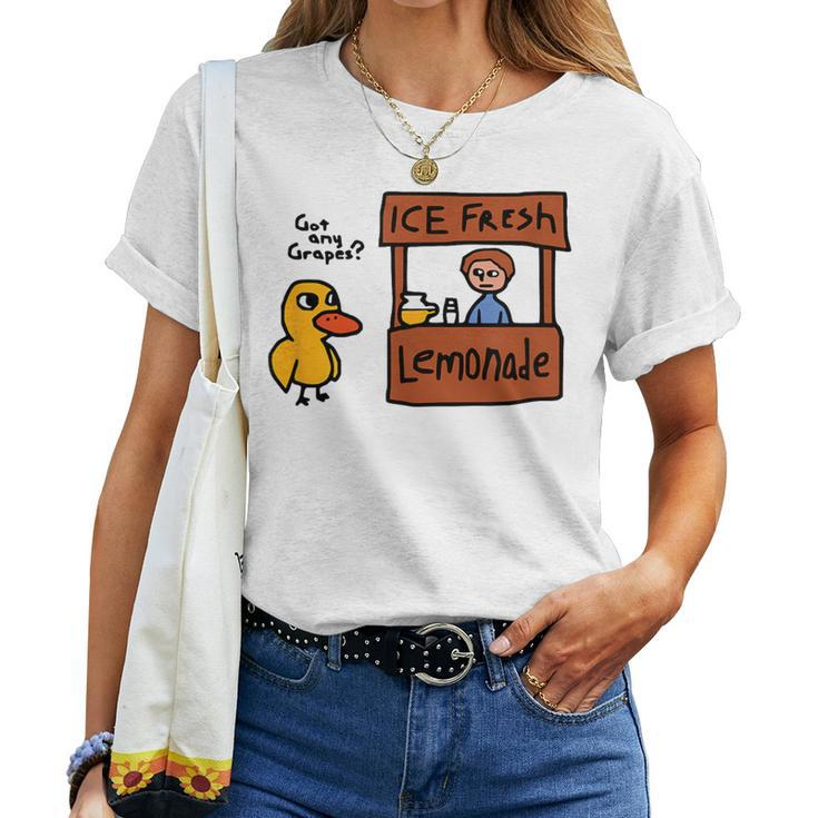 The Duck Song Got Any Grapes Meme Women T-shirt