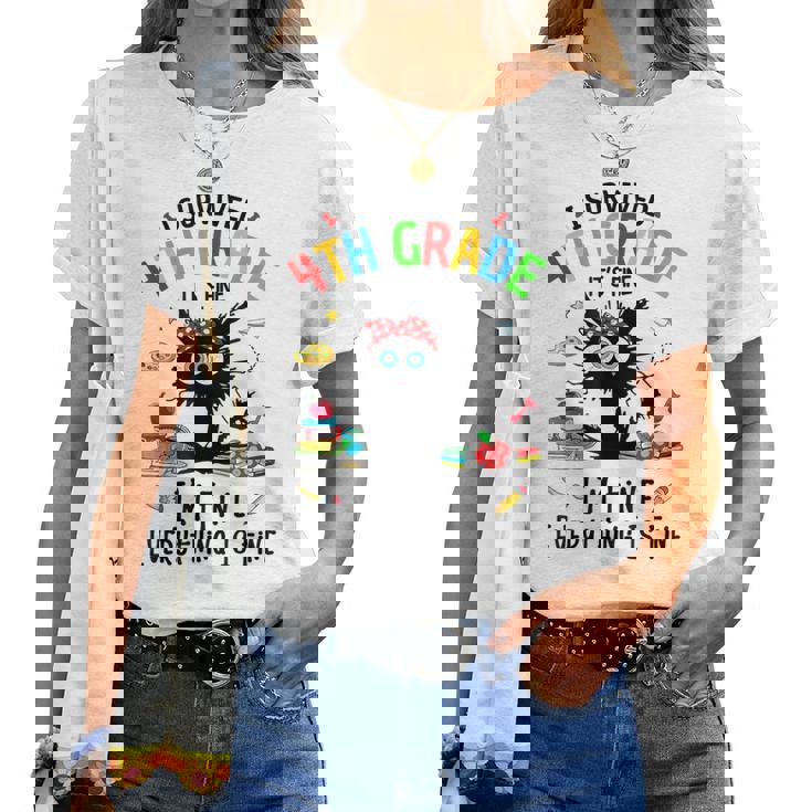 I Survived Fourth 4th Grade Tshirt Last Day Of School Shirt I Survived Fourth 4th Grade Tshirt Last Day Of School Shirt