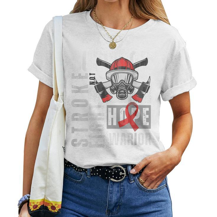 Stroke Survivor Not Drunk Fire Fighter 2024 Back Side Women T-shirt