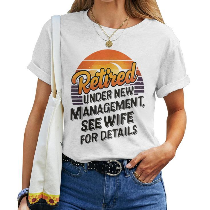 Vintage Retirement Present Quote For Retired Men Women T-shirt