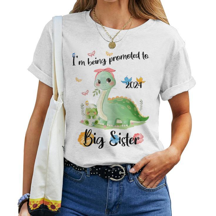 I'm Being Promoted To Big Sister 2024 Women T-shirt