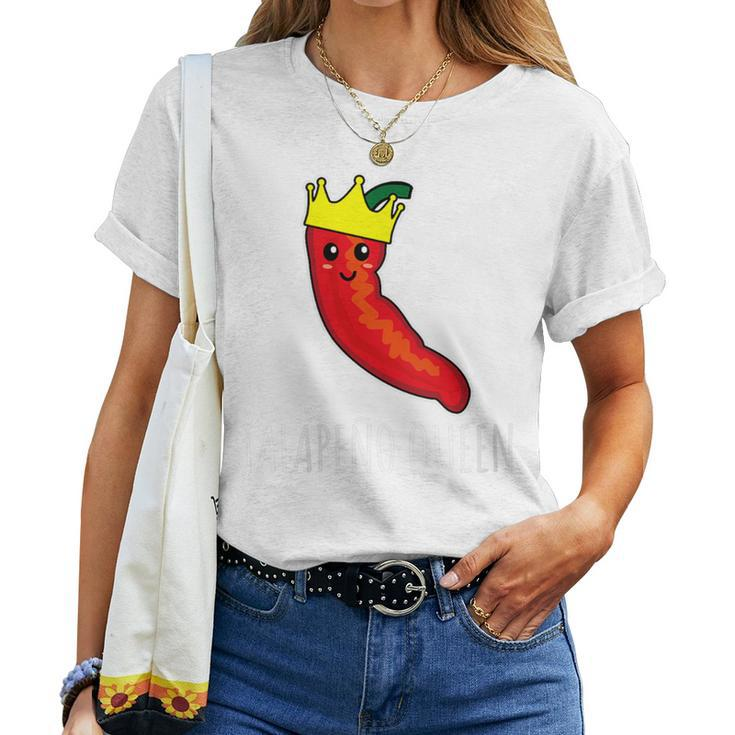 Jalapeno Queen Women T-shirt