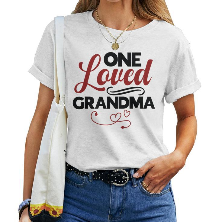 Love My Grandma One Loved Grandma Women T-shirt