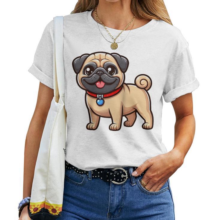 Lustiger Mops Hund Niedlicher Mops Mama Mops Papa Lustiger Mops Raglan T-shirt Frauen