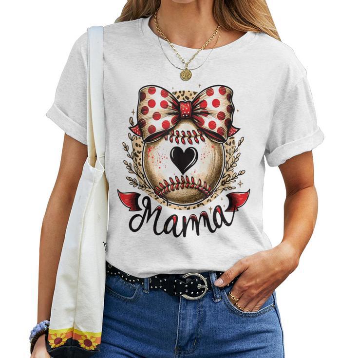 Muttertagsgeschenke Für Stolze Baseball-Mama T-shirt Frauen