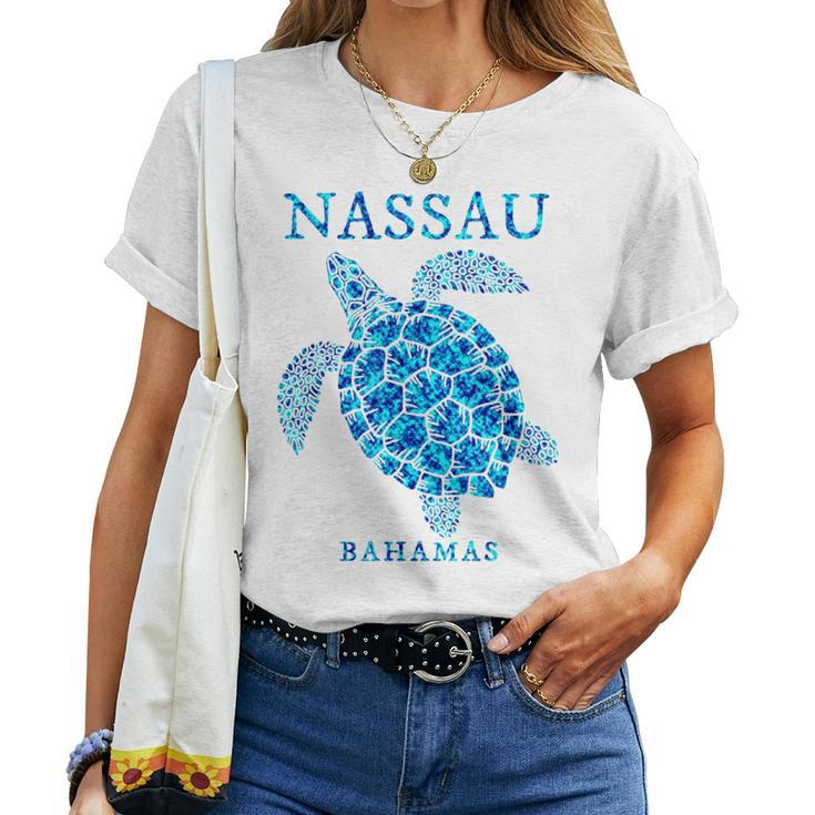 Nassau Bahamas Sea Turtle Boys Girls Toddler Souvenir Women T-shirt