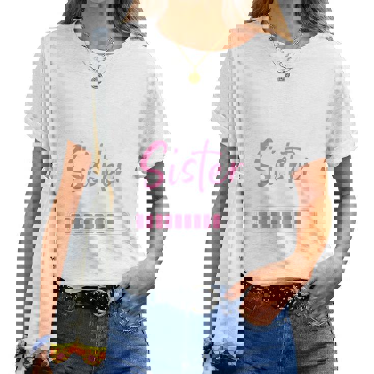 Niños Big Sister Loading 2024 Promocionado A Hermana Mayor 2024 Camiseta de mujer